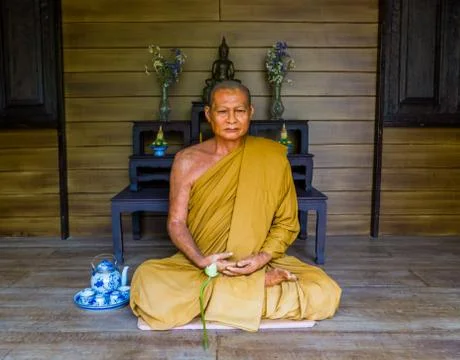 Thai Buddhist Monk Stock Photos