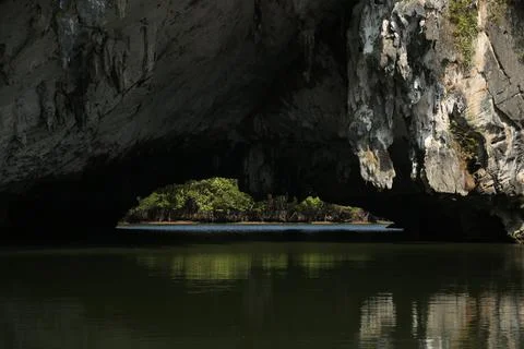 Thai cave opening 3 Stock Photos