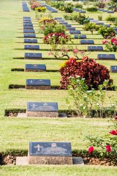 Thai cemetary Stock Photos