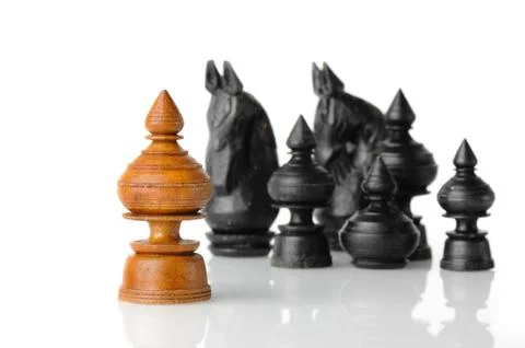 Thai chess pieces Stock Photos