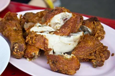 Thai chicken fried Stock Photos