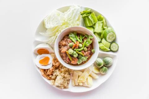 Thai chili paste Stock Photos