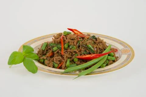 Thai Chilli Beef Stock Photos
