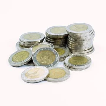 Thai coins Stock Photos