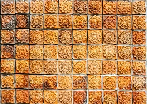 Thai cray pattern wall Фото