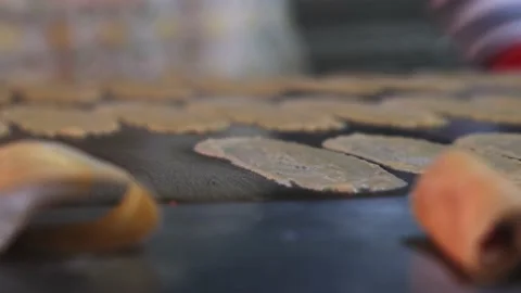 Thai Crispy Pancakes Stock Footage 152817784