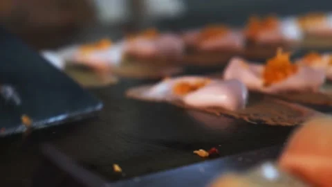 Thai Crispy Pancakes Stock Footage 152818739