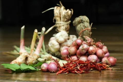 Thai curry ingredient Stock Photos