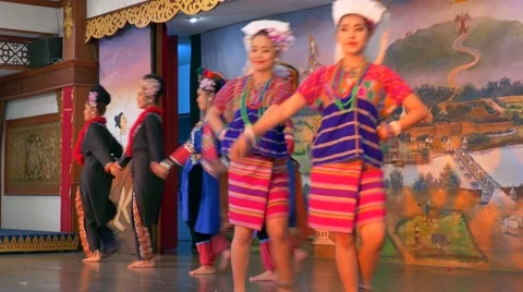 Thai Dancers, Dance Show Video stock 50768895