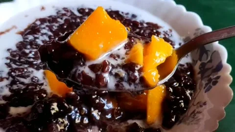 Thai dessert Stock Footage 203901634