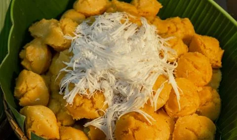 Thai dessert 스톡 사진