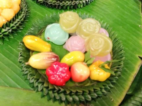 Thai desserts. Stock Photos