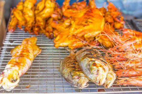 Thai dishes 스톡 사진