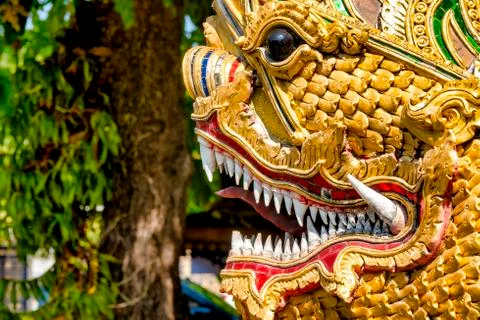 Thai dragon Stock Photos