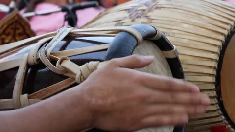 Thai Drum Instrument Stock Footage 72564144