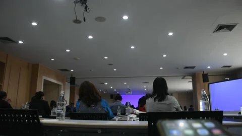 Thai entrepreneur study learn and training business knowledge in meeting room Stock Footage 219474559