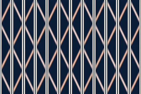 Thai fabric geometric pattern, background, carpet, wallpaper, clothing, wrap, Stock Illustration