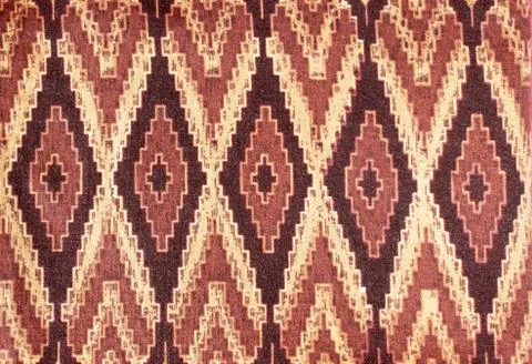 Thai fabric pattern background Stock Photos