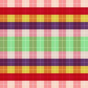 Thai fabric patterns Stock Illustration