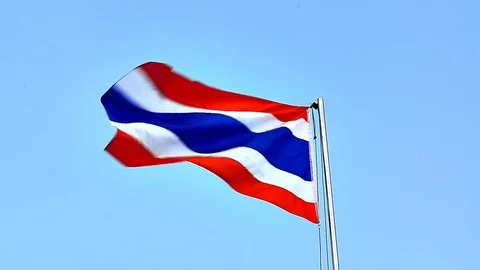 Thai flag Stock Footage 90069022