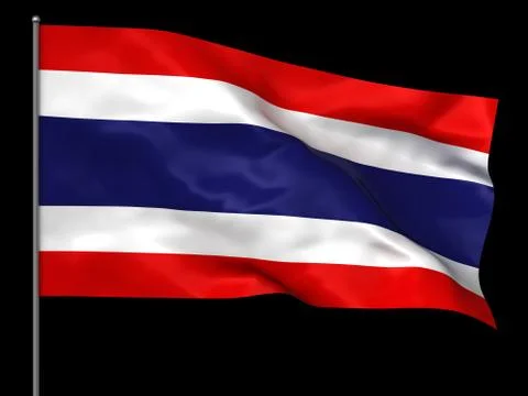 Thai flag Stock Illustration