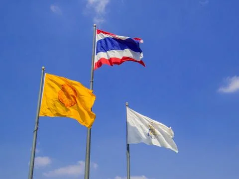 Thai Flags Stock Photos