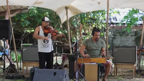 Thai Folk music Video stock 203366734
