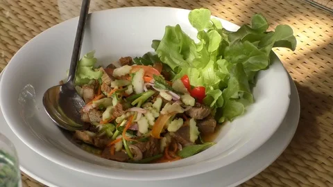 Thai food Stock Footage 112425735