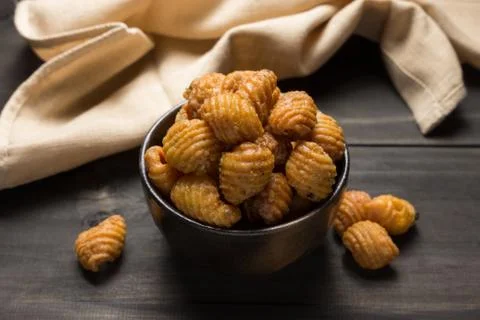 Thai Fried Cookie Stock Photos