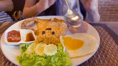 Thai fried rice, breakfast 動画素材 74959859