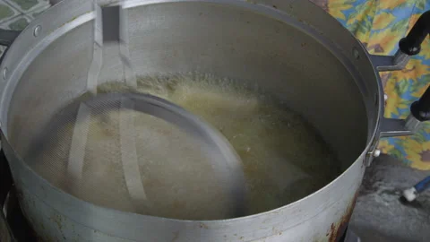 Thai Fried Spring Rolls Stock Footage 146869564