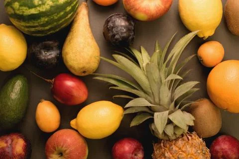 Thai fruit from above Stock Photos