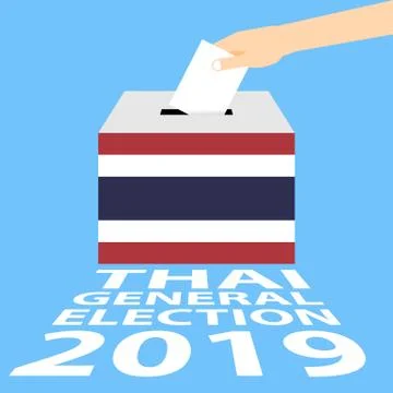 Thai General Election 2019 Stock Illustration