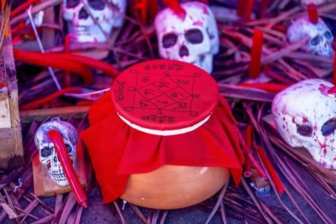 Thai ghost pot Stock Photos