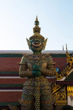 Thai giant statue Stock Photos