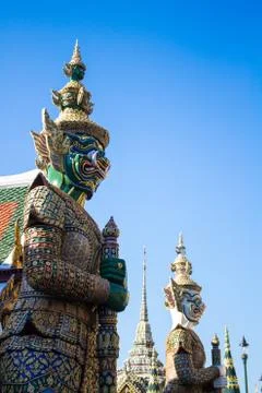Thai giant statue Stock Photos
