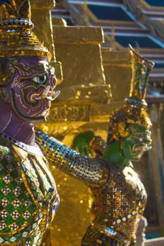 Thai giant statue Stock Photos