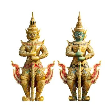 Thai giant statue Stock Photos