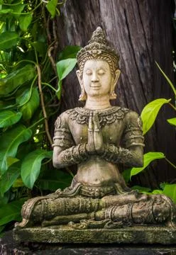Thai graven image Stock Photos