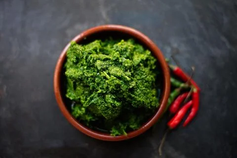 Thai Green Curry Paste Foto stock