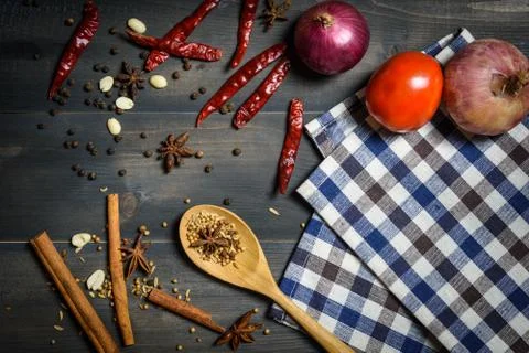 Thai herb background Stock Photos