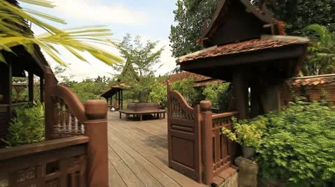Thai house. Stock Footage 11289433