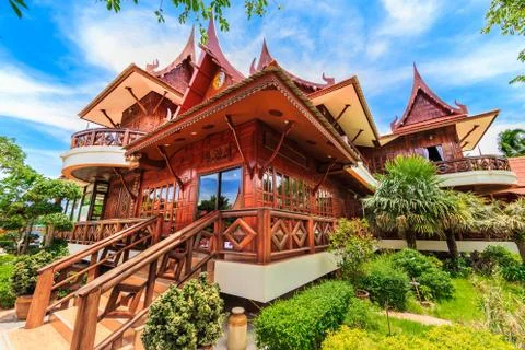 Thai house Stock Photos