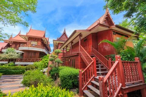 Thai house Stock Photos