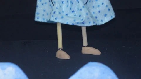 Thai Lady String Puppet Stock Footage 41297181