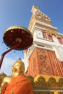 Thai  Landmark - Phra that phanom Stock Photos
