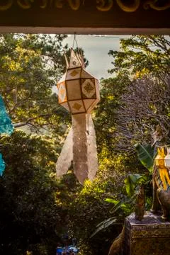 Thai lanterns Stock Photos