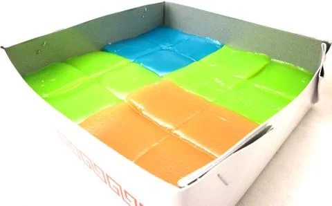 Thai layer cake Stock Photos