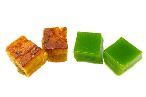 Thai layer cake Stock Photos