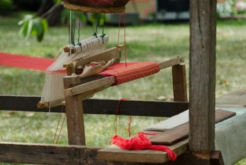 Thai Loom Stock Photos